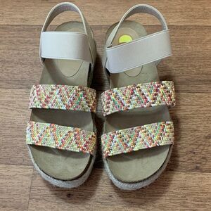 Colorful platform Women's Sandals